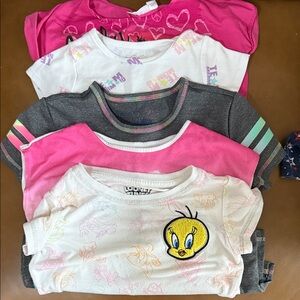 Colorful Cartoon Graphic T-Shirts